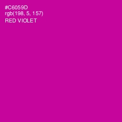 #C6059D - Red Violet Color Image